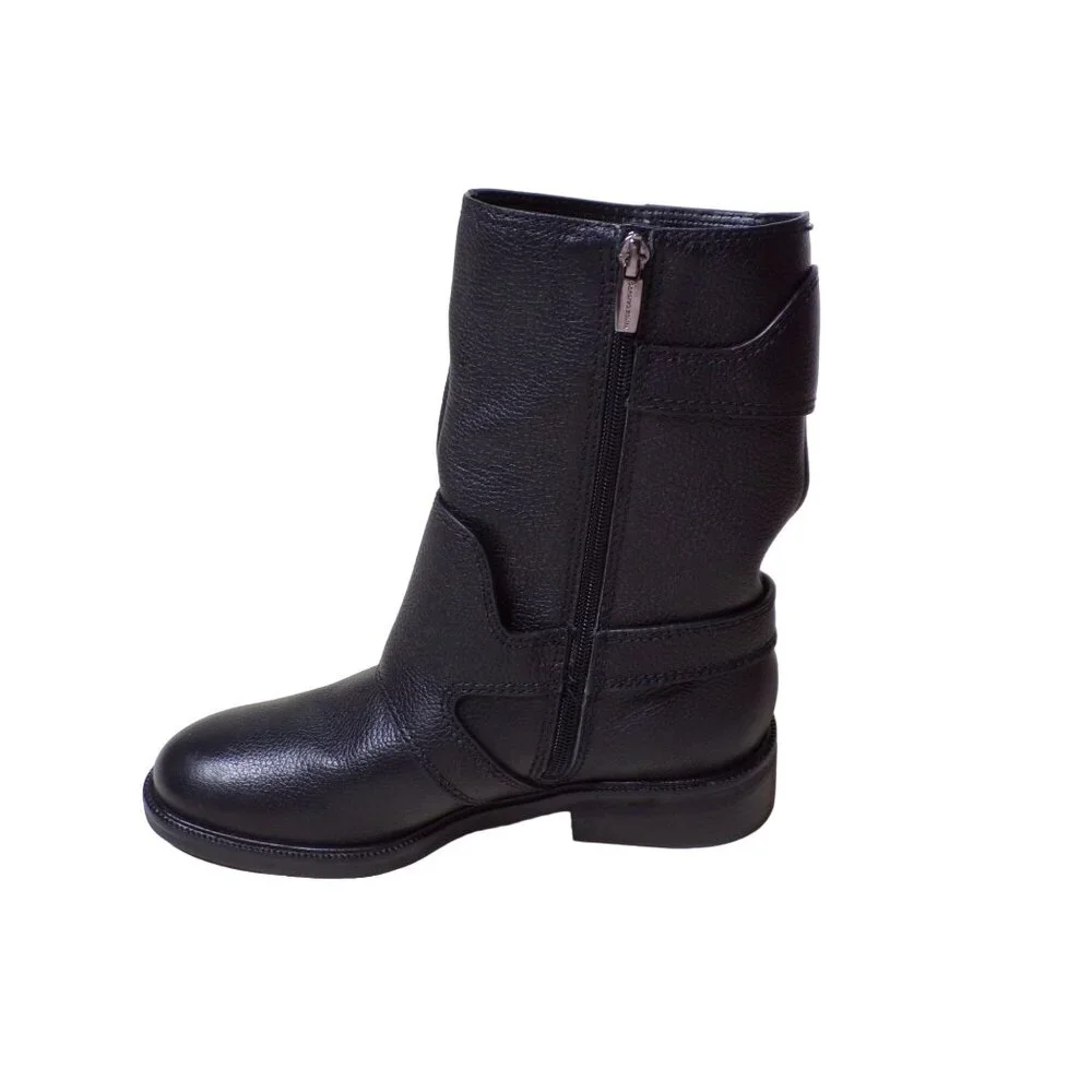 🆕 VINCE CAMUTO Alicenta Moto Bootie Boots 36, 5.5 Black - Picture 10 of 13